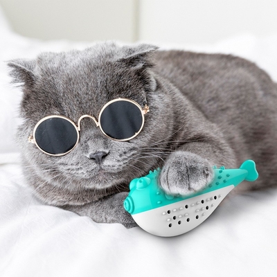 Interactive Cat Teeth Cleaning Toys Cat Toothbrush Toy For Aggressive Chewers